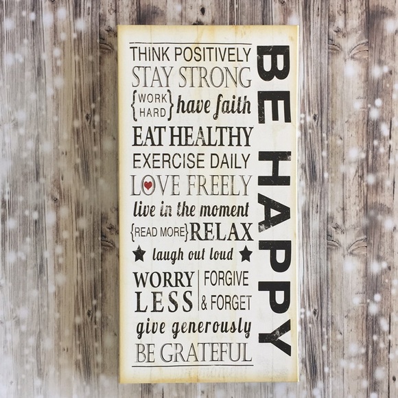 Wall Art Positive Vibes Rectangular Canvas Poshmark